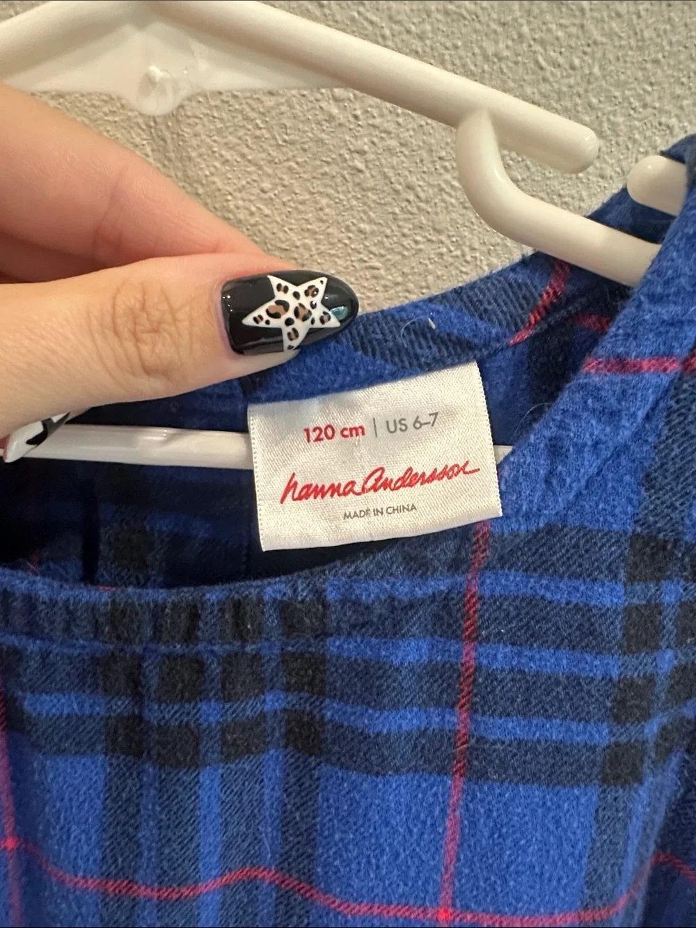 Hanna Andersson Blue Plaid Dress